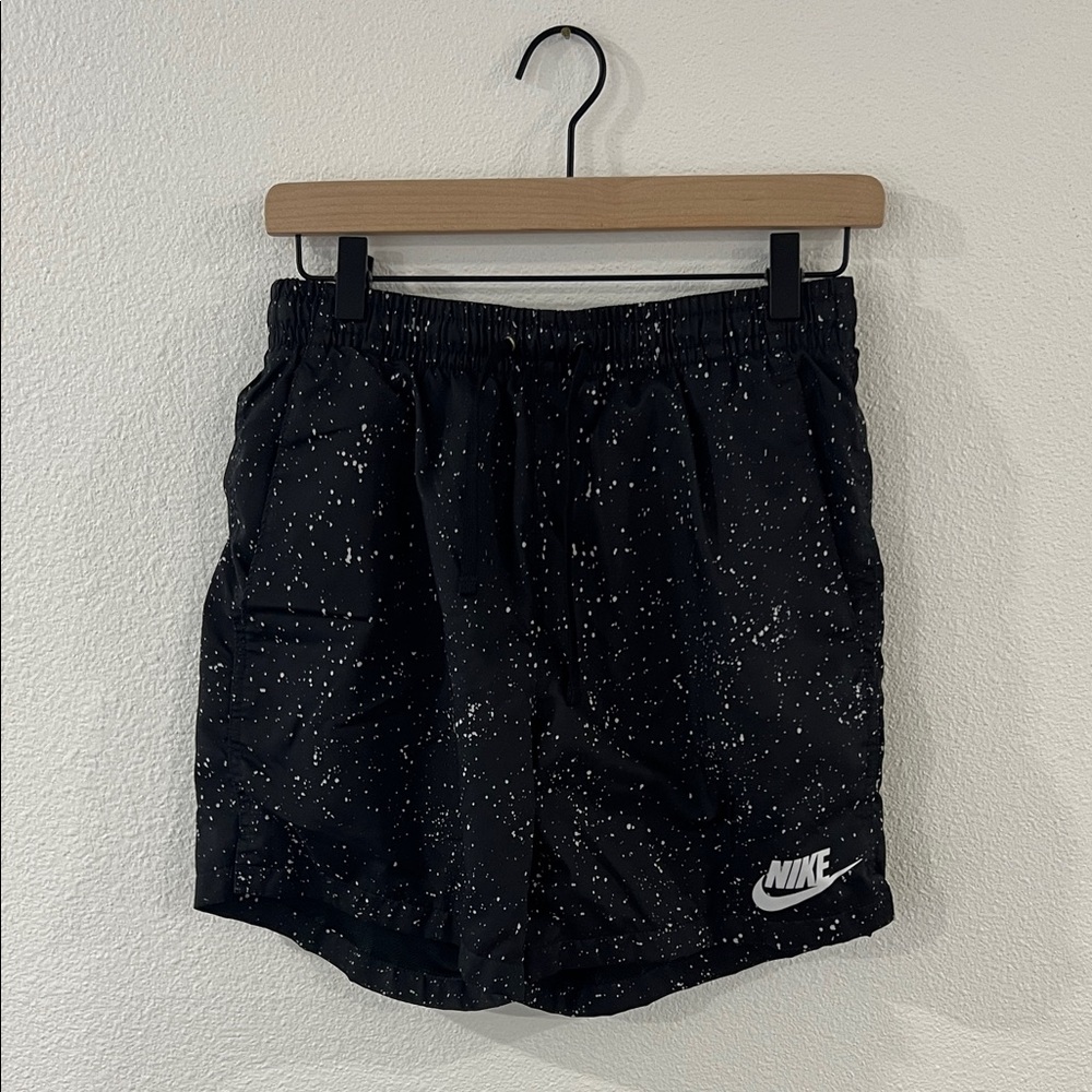 Nike Black and White Speckled Shorts